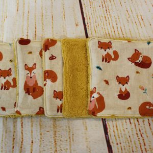 Lingettes Lavable Foxy le Renard