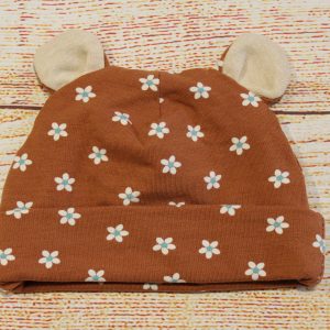 Bonnet Ourson Fleuri