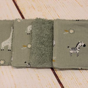 Lingettes lavable Jungle